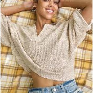 Illa Illa crop BOHO sweater
